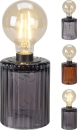 Tischlampe LED "Glühbirne", Glas, H 24 cm